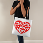 Teaching Is A Work Of Heart Tote Bag | Gift For Teacher | Teacher Appreciation Gift | Back To School Supply Tote Bag