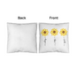 Floral Trio Design Pillow | Sunflower Pillow | Bouquet Style Pillow | Luxurious & Soft Pillow | Perfect Gift for Any Occasion