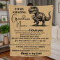 Wrap him in Comfort and a Message he'll Treasure Forever | A Gift of Love for My Grandson | Grandson, You Are My Pride and Joy