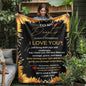 To My Daughter Blanket | Daughter Keepsake Blanket | I Love You Daughter Blanket