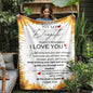More Than a Blanket-It's a Memory | To My Daughter With Love Blanket | A Keepsake of Love & Strength Blanket