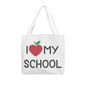 I Love My School Tote Bag | First Day Of School Tote | Support My School Tote