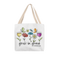 Carry Grace With You Tote Bag | A Bag That Inspires | Grow In Grace, Everywhere You Go Shoulder Bag