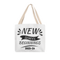 New School Beginnings Tote Bag | First Day Of School Tote | Welcome Back To School Tote | Teacher Appreciation Tote