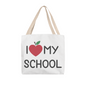 I Love My School Tote Bag | First Day Of School Tote | Support My School Tote