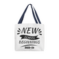New School Beginnings Tote Bag | First Day Of School Tote | Welcome Back To School Tote | Teacher Appreciation Tote