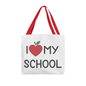 I Love My School Tote Bag | First Day Of School Tote | Support My School Tote