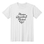 Mama | Grandma | Blessed Life | White T-Shirt | Black Letters | Unisex Fit