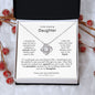 To My Amazing Daughter | Love Knot Necklace | I Love You Now And Forever