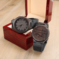 Personalized Wooden Men's Watch for Father's Day, Anniversary, Birthday, or Just Because | Forever Keepsake Watch He'll Cherish