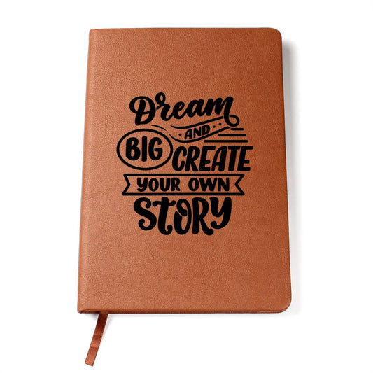 Graphic Leather Notebook | Aspirations | Creativity | Self-Love | Daily Highlights | Progress