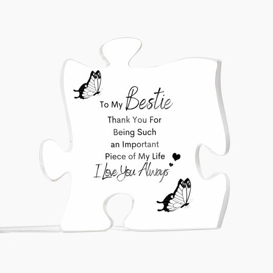 To My Bestie Acrylic Puzzle Plaque | I Love You Always