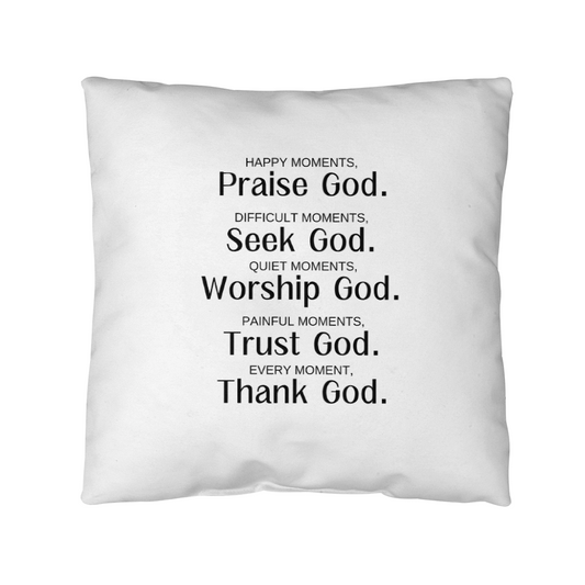 Inspirational Pillow | Comfortable & Durable Pillow | Perfect Pillow for Any Occasion | Indoor/Outdoor Pillow
