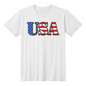 USA Freedom Forever T-Shirt | Stars, Stripes & USA Pride T-Shirt | USA All Day, Every Day Tee | Red, White & USA Strong T-Shirt