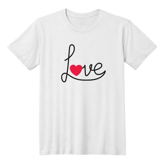 Because Love Deserves to be Worn | Love Tee's | Valentine's Day T-shirt | Self Love Tee's | Love with a Heart Tee's | Love is in the Air Tee's