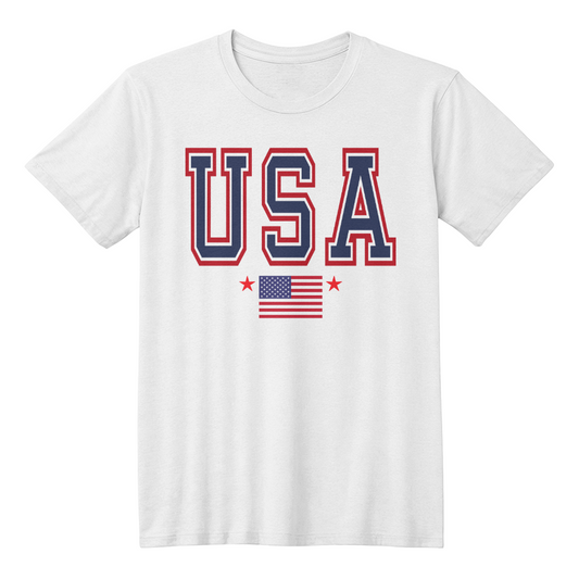 USA: Home of the Brave T-Shirt | USA Strong Tee | Made in America, Built on Freedom T-Shirt | Patriot Mode: Activated Tee