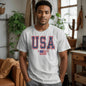 USA: Home of the Brave T-Shirt | USA Strong Tee | Made in America, Built on Freedom T-Shirt | Patriot Mode: Activated Tee