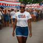 USA Freedom Forever T-Shirt | Stars, Stripes & USA Pride T-Shirt | USA All Day, Every Day Tee | Red, White & USA Strong T-Shirt