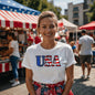 USA Freedom Forever T-Shirt | Stars, Stripes & USA Pride T-Shirt | USA All Day, Every Day Tee | Red, White & USA Strong T-Shirt