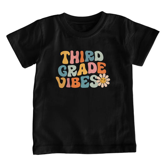 3RD Grade Vibes Youth T-Shirt | Unisex Fit | Comfy Crew Neck Style | Soft Cotton