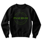 Christian Unisex Sweatshirt | Psalm 91 - God's Shield Around Me | Living Boldly - Psalm 91 Protection | Anchored in Psalm 91