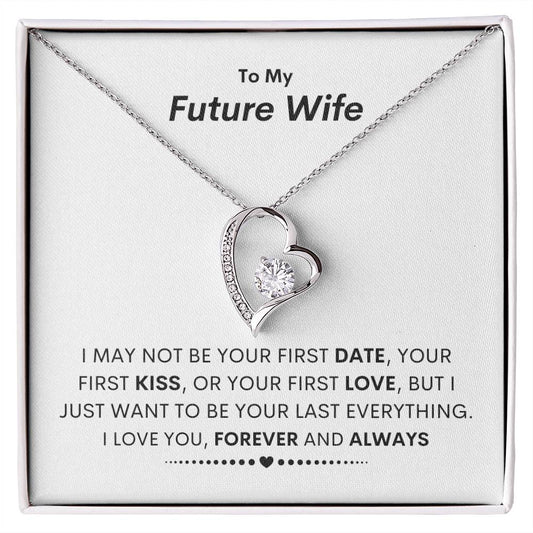 To My Future Wife | Forever Love Necklace | I Love You, Forever & Always