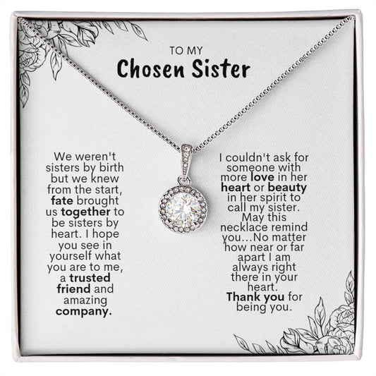 To My Chosen Sister | Eternal Hope Necklace | Thank You For Being You