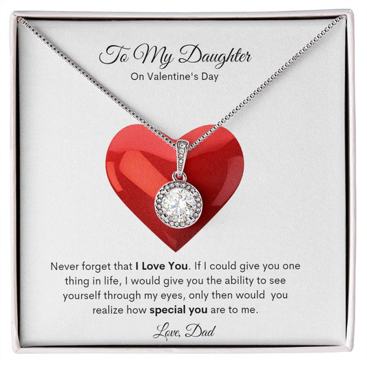 To My Daughter| On Valentine's Day | Eternal Hope Necklace