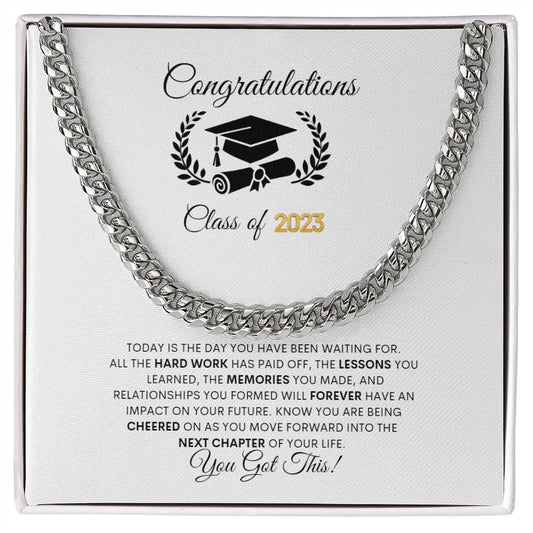 Congratulations Class of 2023 | Cuban Link Chain | You Got This