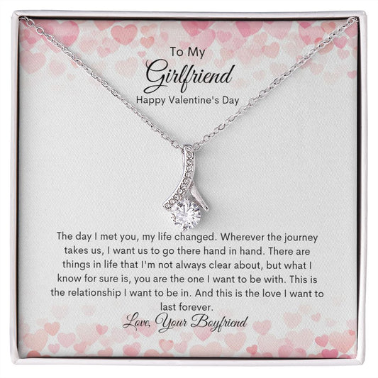 To My Girlfriend | Happy Valentine's Day | Alluring Beauty Necklace